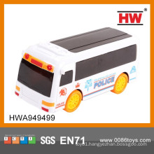 High Quality 19 cm Electric 3D Musical And Light Plastic Toy City Bus